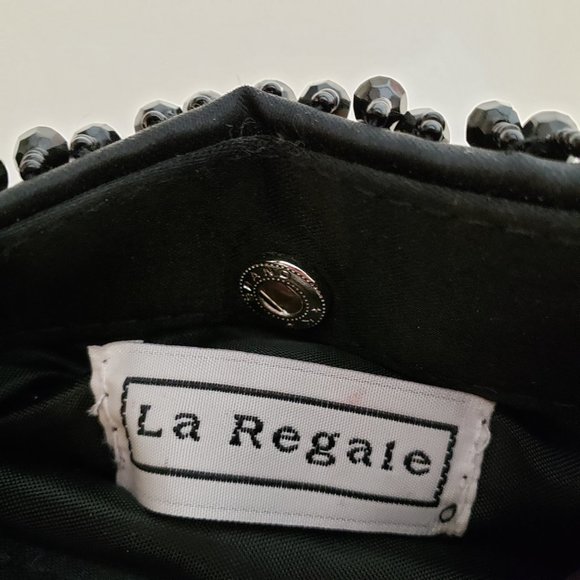 NWOT small Beaded Black Bag. - Picture 7 of 11